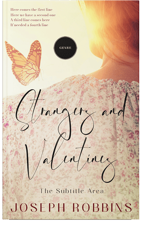 Front view of Almond #12830 - Premade Romance Book Cover