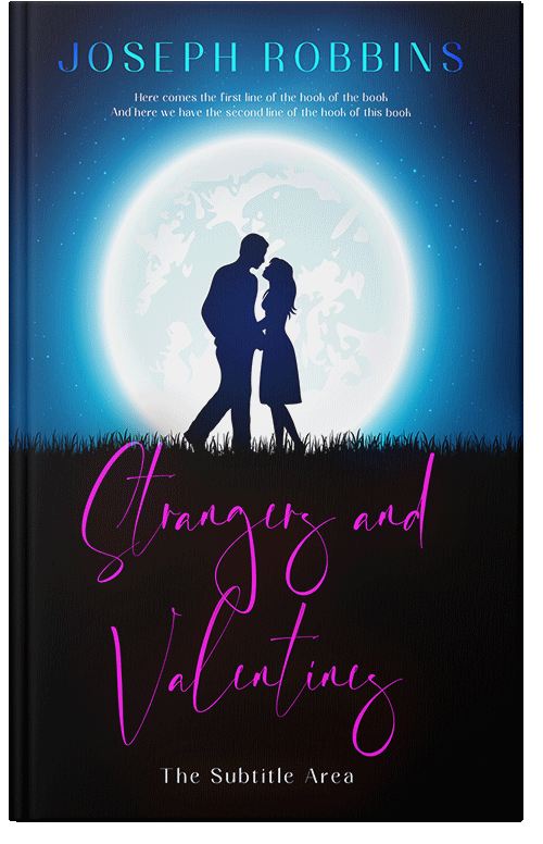 Front view of Premade Romance Book Cover - Ebony