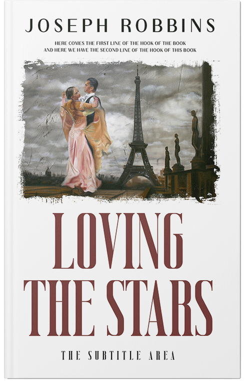 Front view of Premade Romance Book Cover - Cloudy