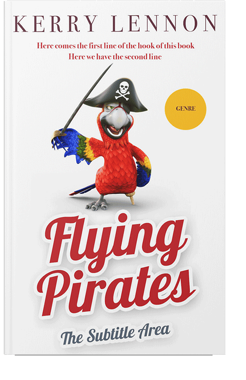 Front view of Brick Red #12847 - Premade Teen & Young Adult Book Cover