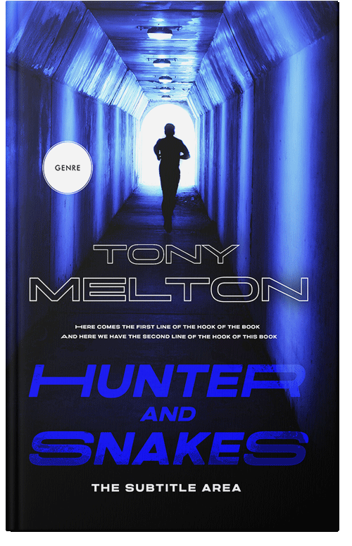 Front view of Ebony #12856 - Premade Mystery & Thriller & Suspense Book Cover