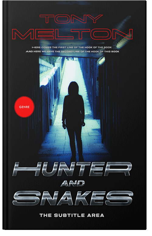 Front view of Cold Turkey #12859 - Premade Action & Adventure Book Cover