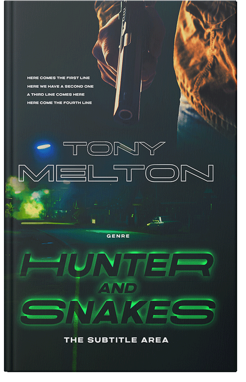 Front view of Outer Space #12861 - Premade Mystery & Thriller & Suspense Book Cover