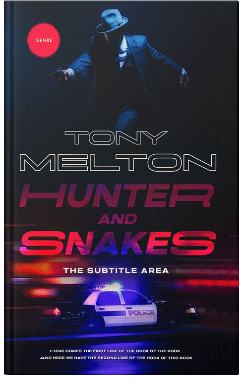 Front view of Premade Mystery & Thriller & Suspense Book Cover - Ebony