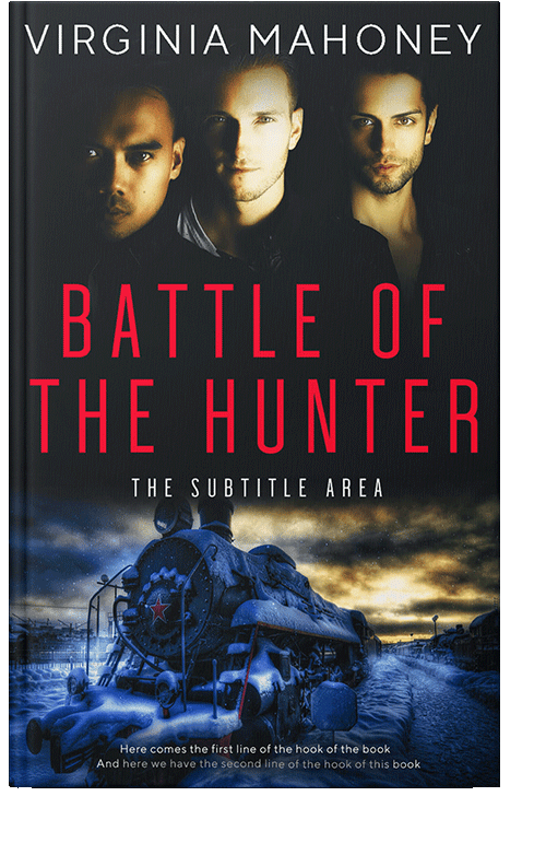 Front view of Burning Sand #12867 - Premade Fantasy Book Cover