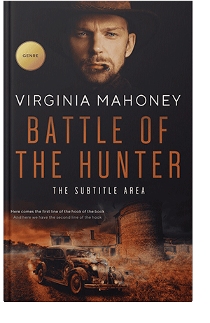 Pre Made Book Cover Brown Rust