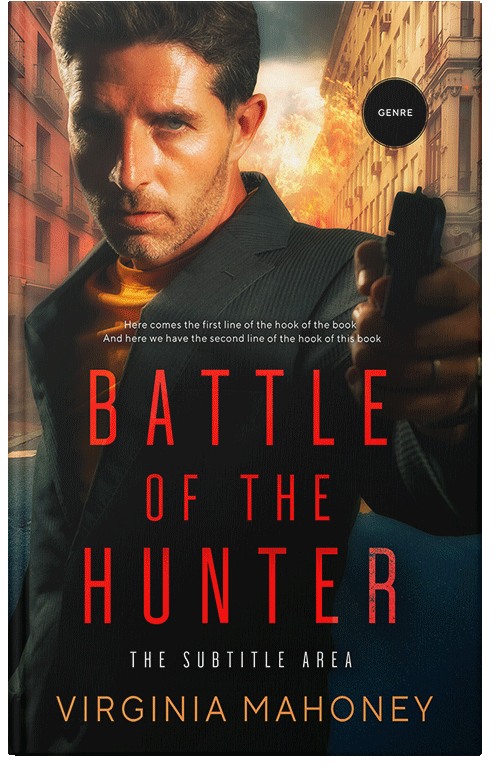 Front view of Premade Mystery & Thriller & Suspense Book Cover - Cod Gray