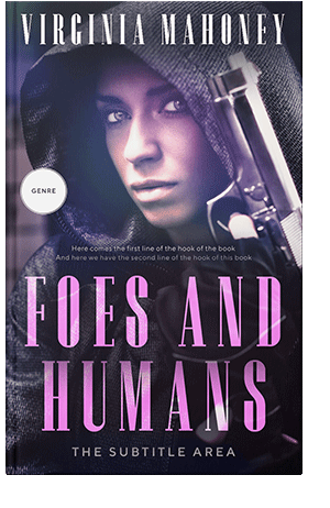 Pre Made Book Cover Steel Gray