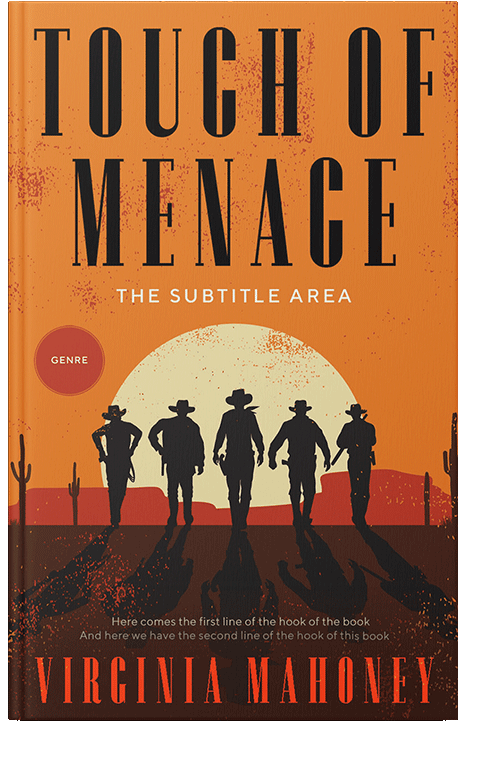 Front view of Zest #12889 - Premade Action & Adventure Book Cover