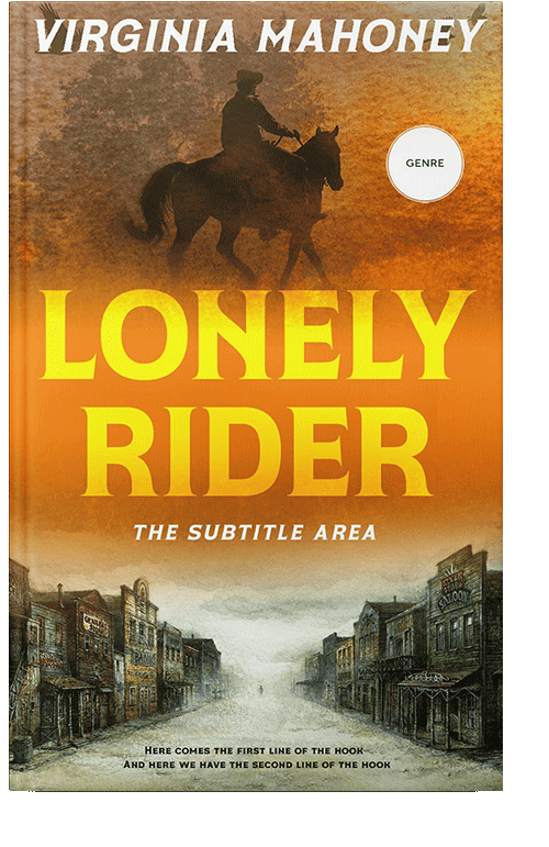 Front view of Bourbon #12898 - Premade Abstract Book Cover