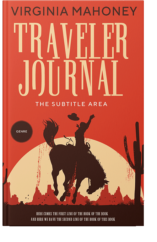 Front view of Cinnabar #12908 - Premade Travel Book Cover