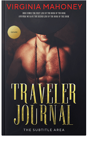 Pre Made Book Cover Antique Brass