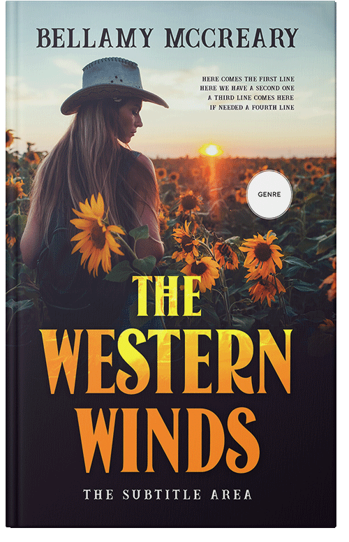 Front view of Premade Romance Book Cover - Thunder