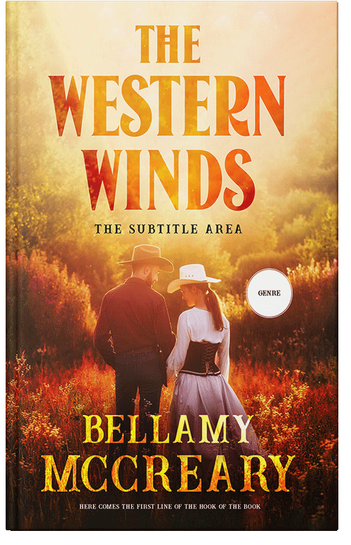 Front view of Paco #12918 - Premade Romance Book Cover