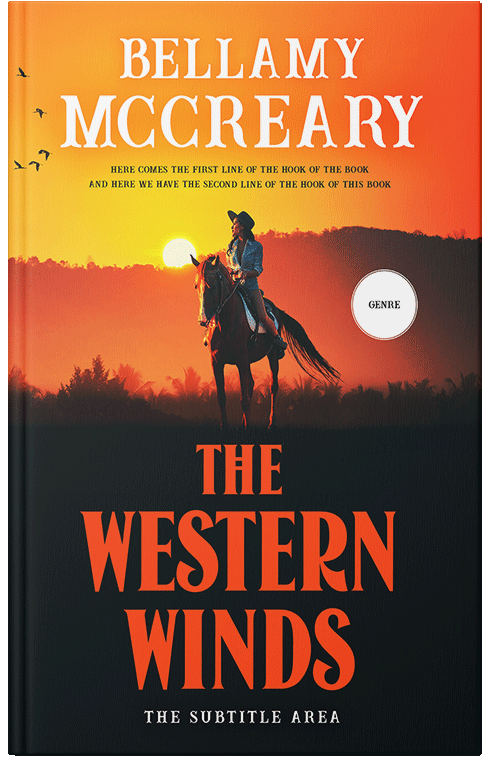 Front view of Tango #12920 - Premade Action & Adventure Book Cover