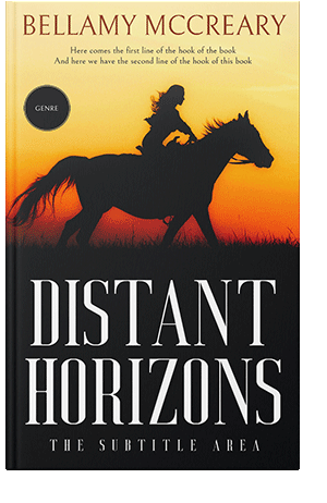 Pre Made Book Cover Goldenrod