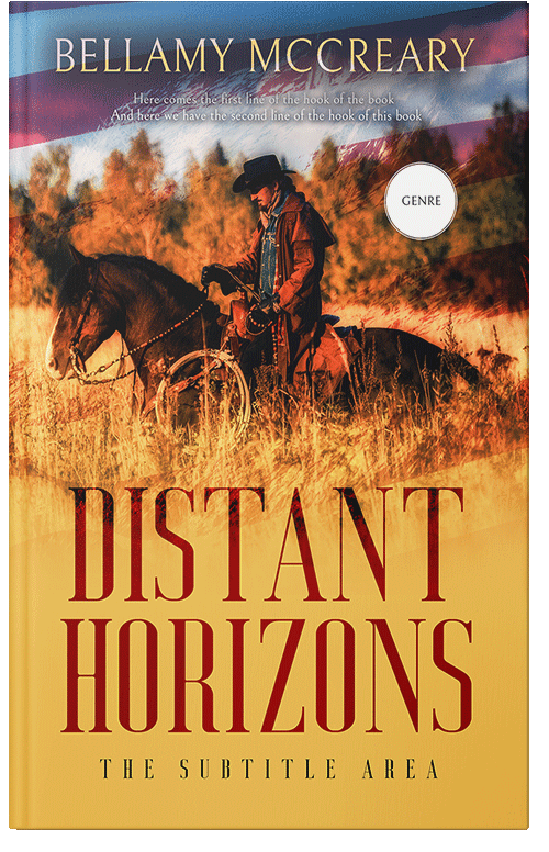 Front view of Ronchi #12929 - Premade Action & Adventure Book Cover