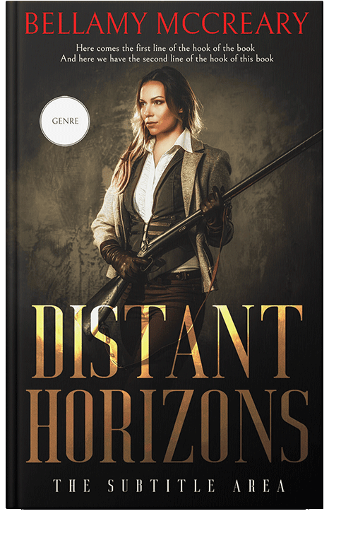 Front view of Zeus #12931 - Premade Historical Book Cover