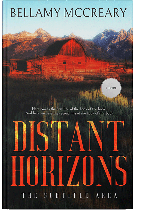 Front view of Cocoa Brown #12933 - Premade Western Book Cover