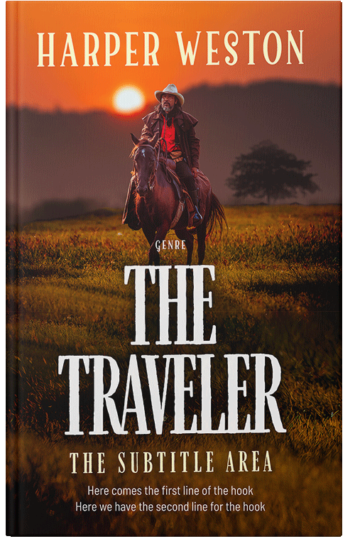 Front view of Deep Oak #12938 - Premade Historical Book Cover