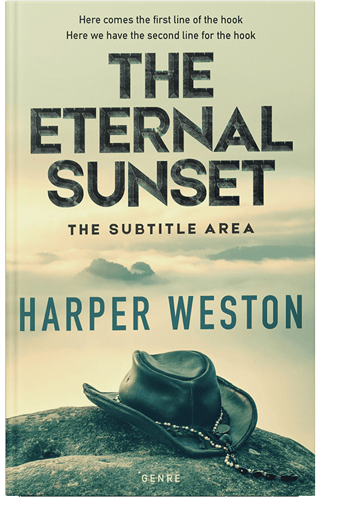 Front view of Plantation #12947 - Premade Action & Adventure Book Cover