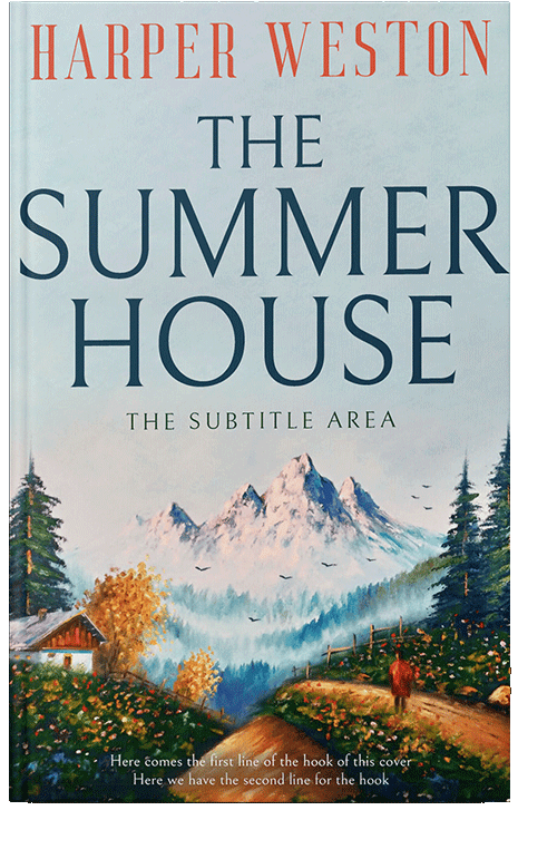 Front view of Tiara #12955 - Premade Literary Fiction Book Cover