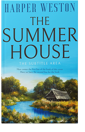 Pre Made Book Cover Picton Blue