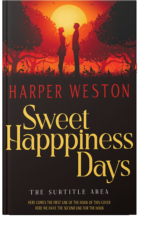 Front view of Hot Cinnamon #12975 - Premade Romance Book Cover