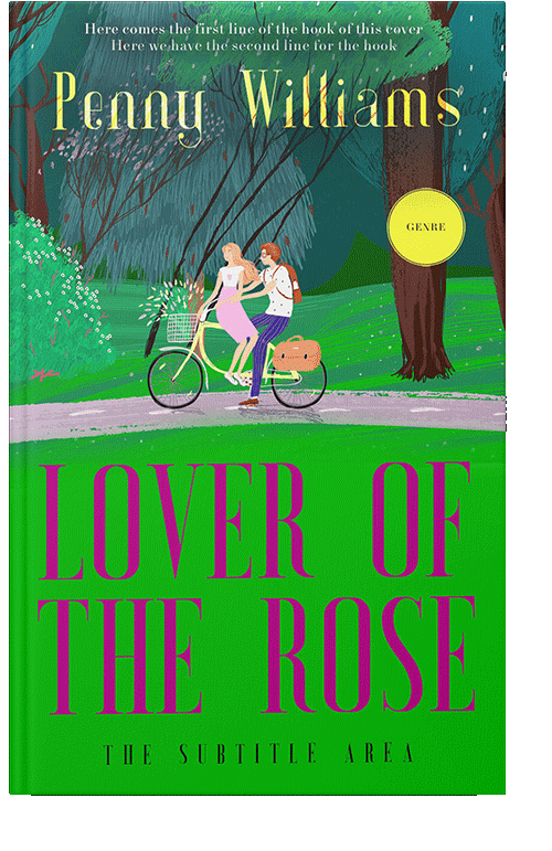 Front view of Hopbush #12984 - Premade Romance Book Cover | BookCoverZone