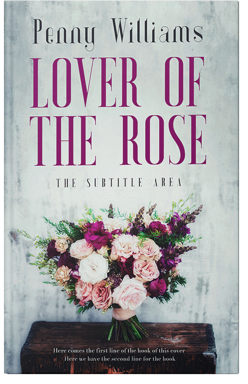 Front view of Premade Romance Book Cover - Conch