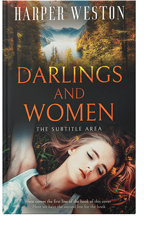 Pre Made Book Cover Tan