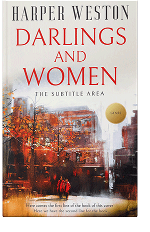 Pre Made Book Cover English Walnut