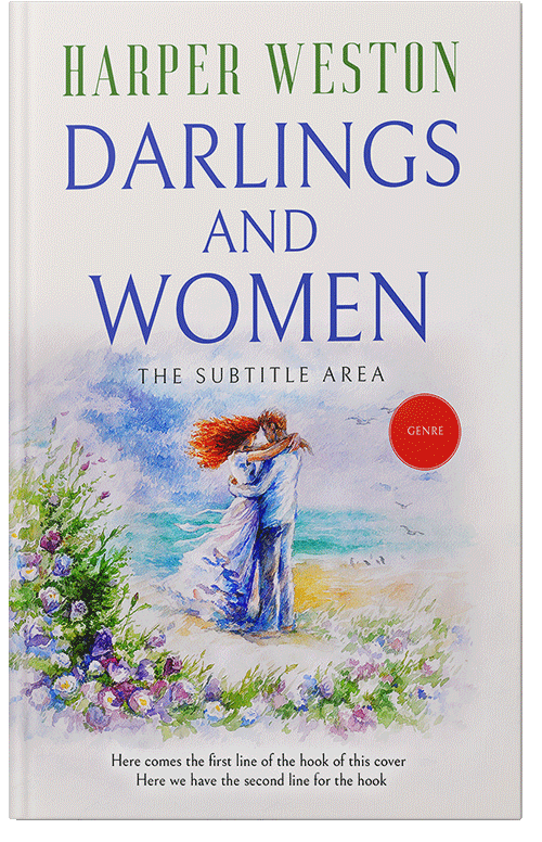 Front view of Premade Romance Book Cover - Bon Jour