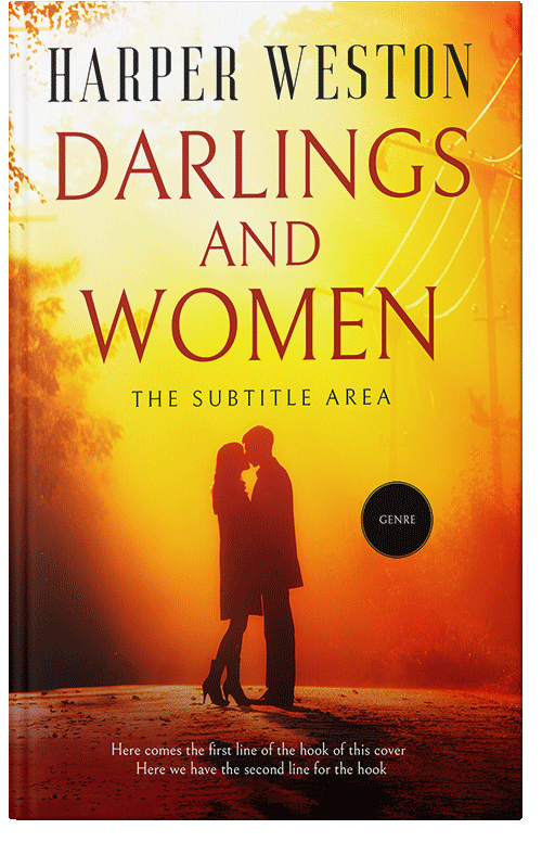 Front view of Candlelight #12999 - Premade Romance Book Cover