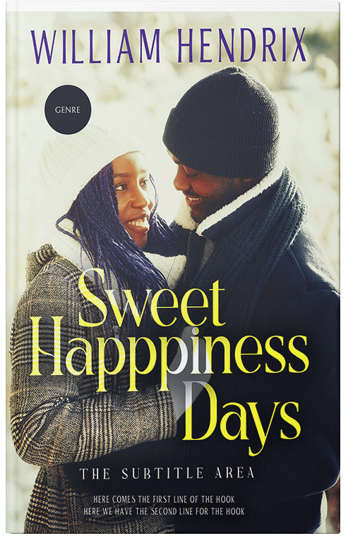 Front view of Beryl Green #13001 - Premade Romance Book Cover