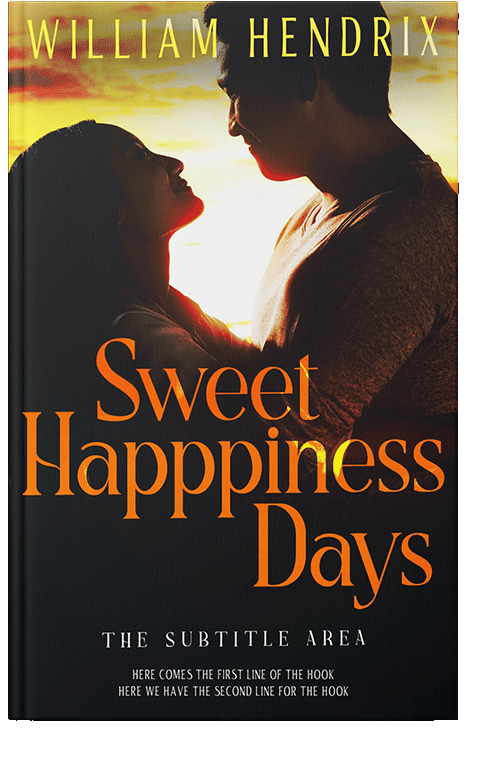 Front view of Porsche #13005 - Premade Romance Book Cover