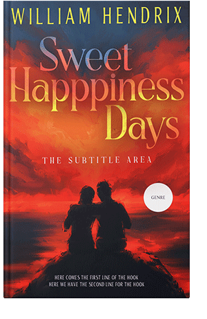 Pre Made Book Cover Ebony Clay