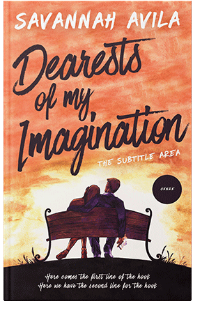 Pre Made Book Cover Sandy brown