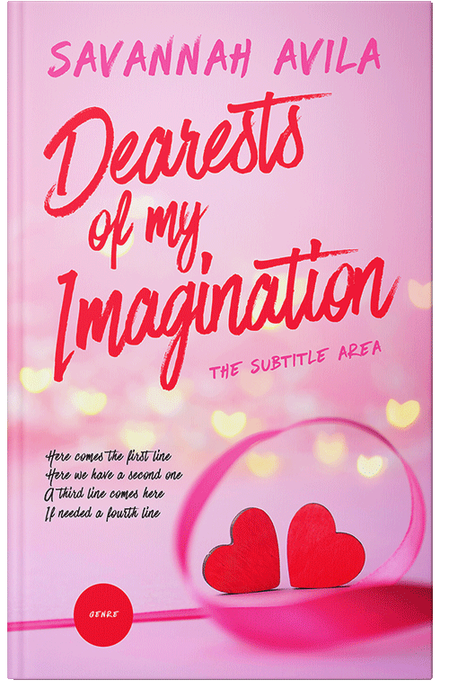 Front view of Chantilly #13019 - Premade Romance Book Cover