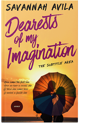 Pre Made Book Cover Saffron Mango