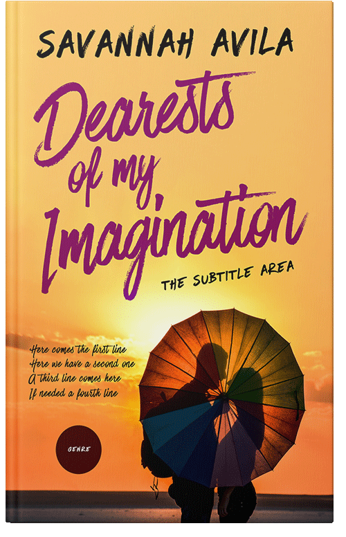 Front view of Saffron Mango #13020 - Premade Romance Book Cover