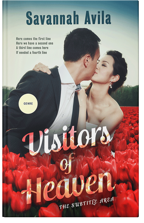 Front view of Swirl #13030 - Premade Romance Book Cover