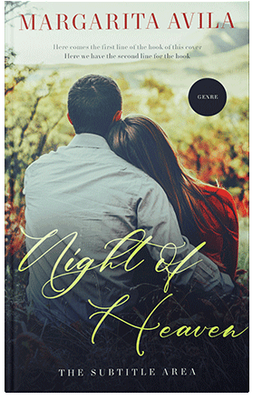 Pre Made Book Cover Ebony Clay