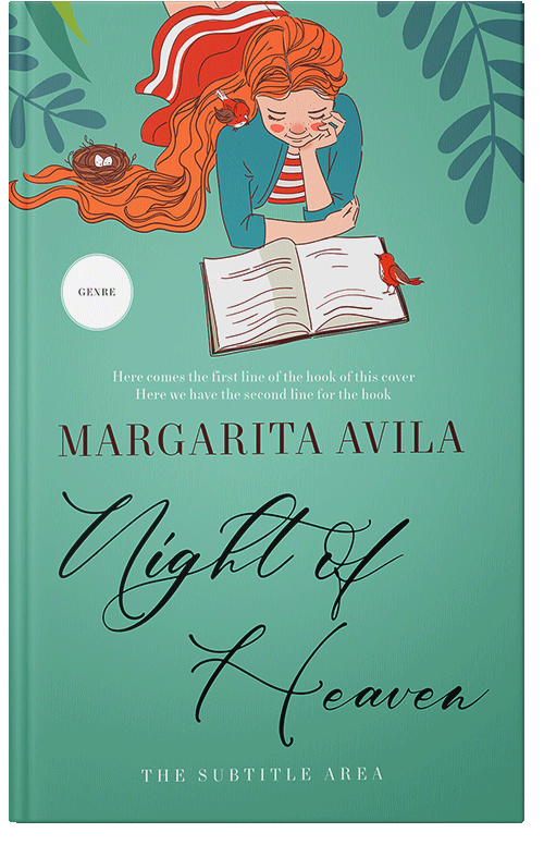 Front view of Tradewind #13044 - Premade Literary Fiction Book Cover