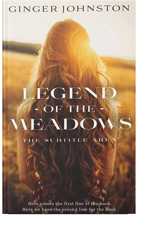 Front view of White Linen #13052 - Premade Romance Book Cover