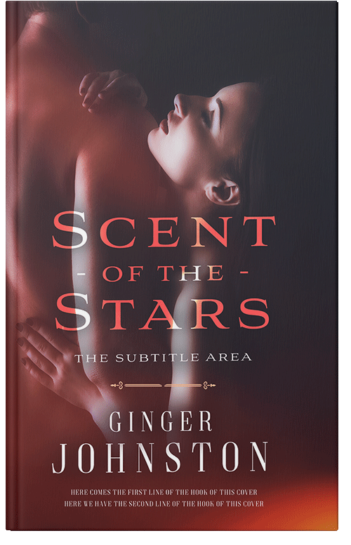 Front view of Crater Brown #13074 - Premade Erotica Book Cover