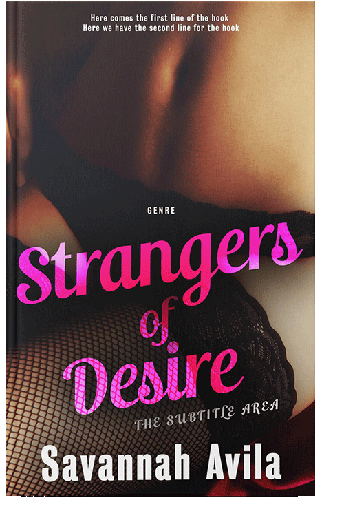 Front view of New York Pink #13095 - Premade Erotica Book Cover