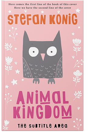 Pre Made Book Cover Azalea