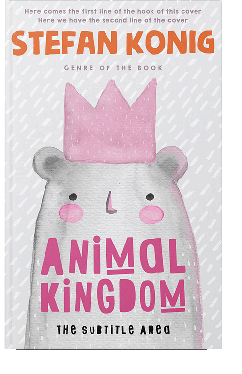 Front view of Bon Jour #13108 - Premade Abstract Book Cover