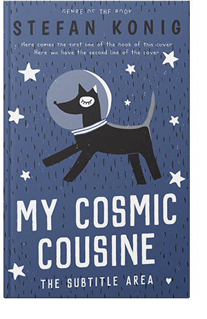 Pre Made Book Cover Blue Bayoux